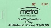 40 Ride Metro
